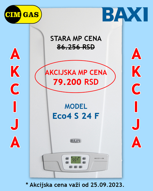 AKCIJA BAXI Eco4s
